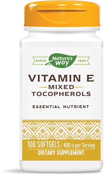 Vitamin E 400 Iu Enzy 100 Softgels Natures Way