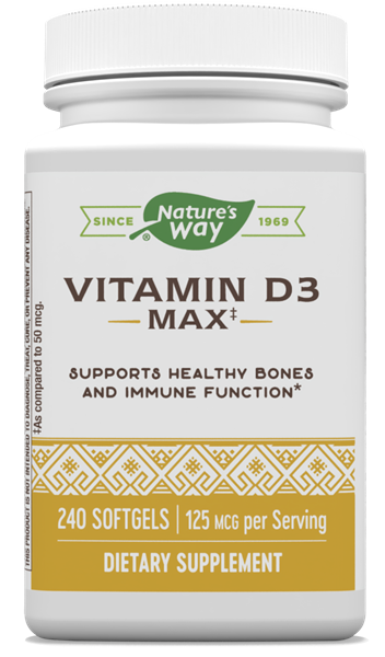 Vitamin D3 5000 Iu 240 Softgels Natures Way